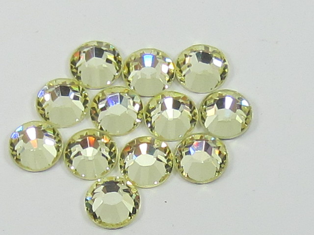 12 pcs. 40ss JONQUIL FLATBACK European Rhinestones